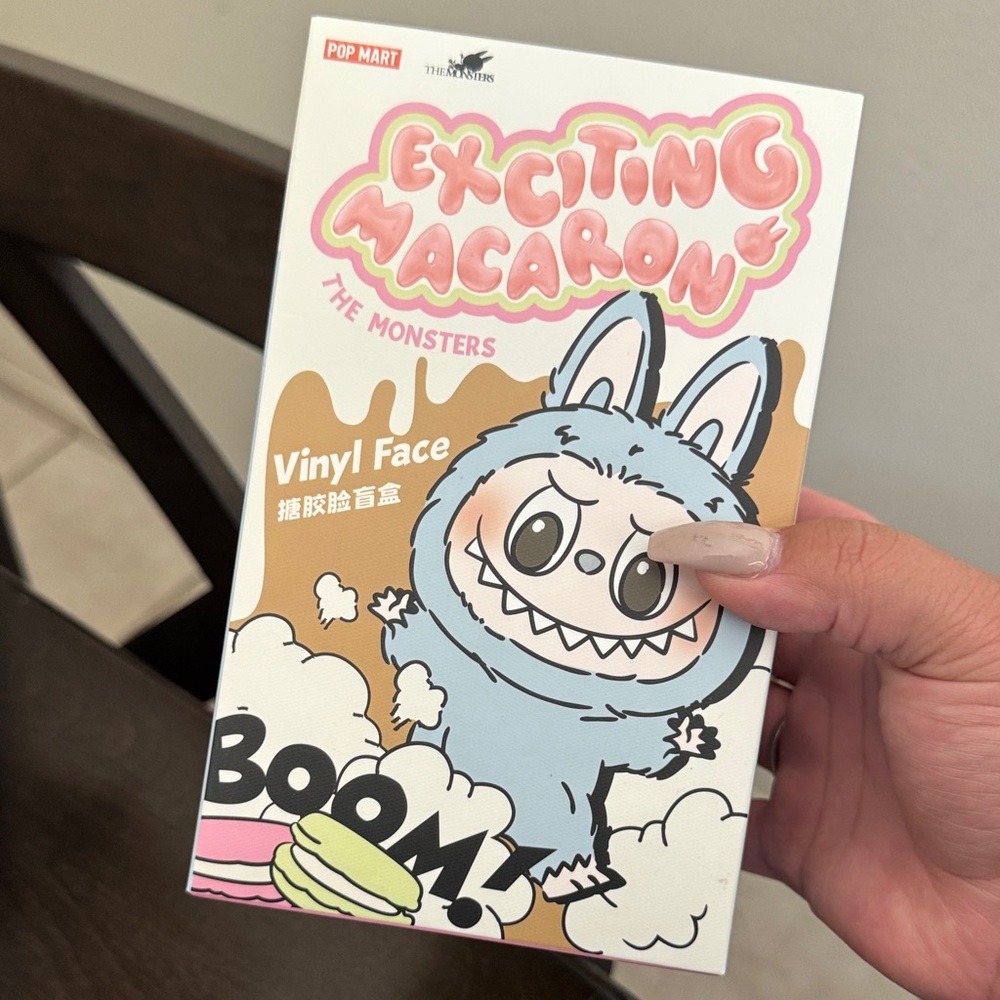 Exciting Macaron Vinyl Face Toy sea salt coconut